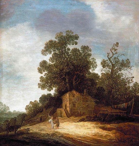 Pieter de Molijn Pastoral Landscape with Tobias and the Angel oil painting image